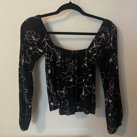 Billabong off shoulder floral crop top - Picture 1 of 1
